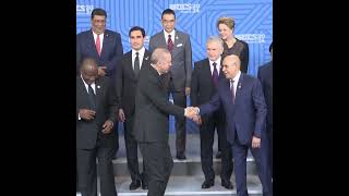 President Erdogan participated in a family photo with the leaders attending the BRICS Summit [upl. by Hendrix]