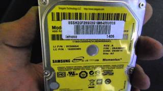 Hd 1 Tera Samsung Momentus St1000lm024 Defeito [upl. by Aonehc766]