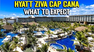 A Full Tour of the HYATT ZIVA CAP CANA PUNTA CANA Resort [upl. by Leamse]