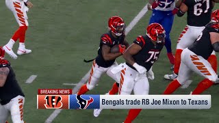 Bengals trade RB Joe Mixon to Texans [upl. by Ellenaej]