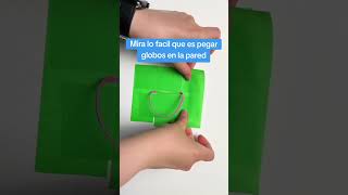 Tecnica para pegar globoes en la pared globos pegar tips [upl. by Sheeran]