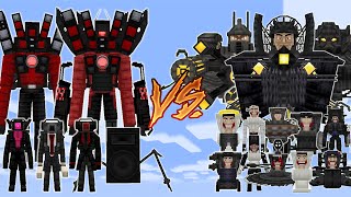 All SKIBIDI SPEAKER MAN vs All ASTRO SKIBIDI TOILET SKIBIDI TOILET  MINECRAFT PE BATTLE [upl. by Strawn]