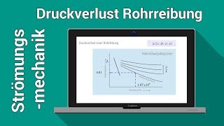 Pumpenleistung und Druckverlust in Rohrleitung  Anwendung Moody Diagramm  Strömungsmechanik [upl. by Ynnol]