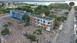 Drone Maceio BRASIL filma novas demolições1 [upl. by Kohl]