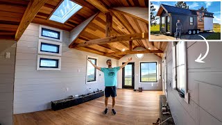 INSIDE MY TINY HOUSE  Interior Build part 1 [upl. by Wernsman]