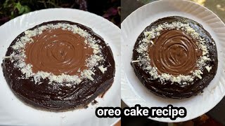 Oreo Biscuit കൊണ്ട് birthday cake ready without creameggs  Oreo cake shorts viral trending [upl. by Mori665]