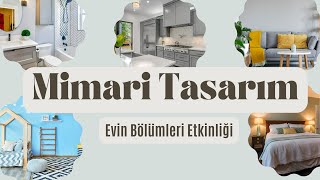 Mimari Tasarım Evin Bölümleri Etkinliği  Mimari Tasarım Örnekleri [upl. by Gisser]