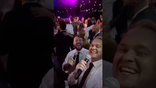 Singing Waiters at Nettlestead Place 🤩♥️ singingwaiters wedding bride groom angels singers [upl. by Nosyk]