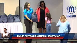 UNHCR Offers Educational Assistance [upl. by Auj]