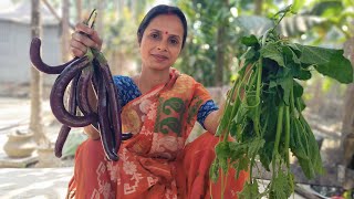 দুইবার ফোড়ন দিয়ে এই কুমড়ো শাক খেতে চাইবেন বারবারkumro shak recipe [upl. by Ideih128]