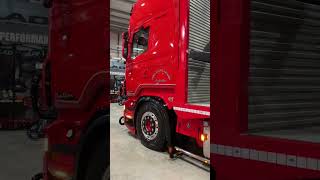 Scania super V8 R520 truck👑 interiortruckdriver trucking short video Ep 42 heavy trailer exterio🇸🇪 [upl. by Sylvanus448]