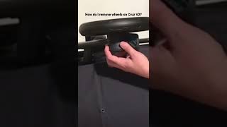 How Do I Remove the Wheels on Uppababy Cruz V2 [upl. by Quin950]