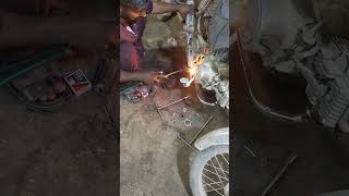 oxyacetylene gas welding automobile machine shorts [upl. by Eberhard]