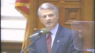 Zell Miller Speech about GA PreK in 1998 [upl. by Arenahs351]