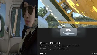 Microsoft Flight Sim 2024 First Flight Achievement Hunting [upl. by Ymij]