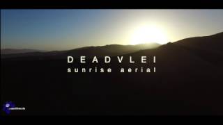 Deadvlei  Sunrise Aerial [upl. by Olraced]