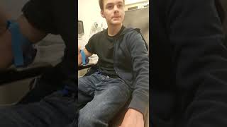 Getting blood drawn reaction funny [upl. by Bohman214]