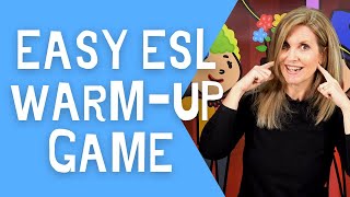 Easy WarmUp Game For ESL  Circle Cross Movement Game for Young English Language Learners [upl. by Evy124]