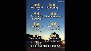 Bff hand codes [upl. by Aihcela]