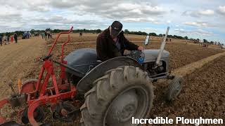 1950 Ferguson TED20 21 Litre 4Cyl Petrol  TVO Tractor 28 HP with David Brown Plough [upl. by Ingraham]