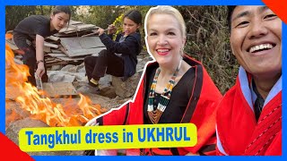 Tangkhul dress in UKHRUL VLOG214  TheShimrays [upl. by Zirkle]