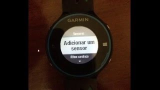 Garmin cinta monitor cardiaco nao reconhece como configurar não funciona [upl. by Dej]