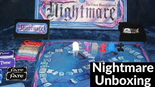 Nightmare Board Game Unboxing [upl. by Aimej920]