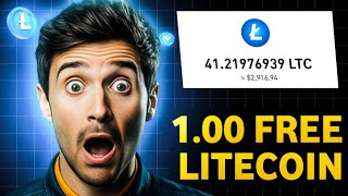 Claim 00 FREE LITECOIN Every 60 minutes  no investment [upl. by Ecnaled]