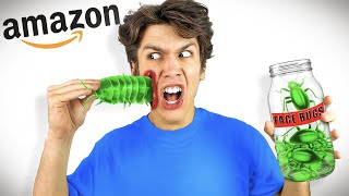 Testing 100 CURSED Amazon Products Dangerous [upl. by Barger17]