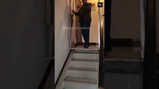 Stair lift stair lift for home stair lift installation short viral ytshort trending [upl. by Haleehs]