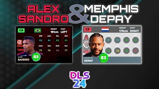 Upagem do Memphis Depay  Alex Sandro  DLS 24 [upl. by Toddie]