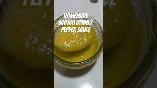 Delicious easy homemade scotch bonnet pepper sauce recipe in description [upl. by Cirtemed]