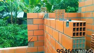 porotherm birck work all Kerala 9946657644 [upl. by Lyrej]