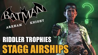 Stagg Enterprises Airships  Riddler Trophies  Batman Arkham Knight [upl. by Wilson]