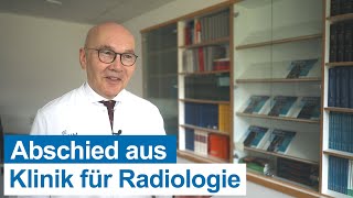 Prof Walter Heindel gibt Klinikleitung der Radiologie ab [upl. by Ardnoik]