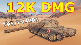 World of Tanks T95FV4201 Chieftain  9 Kills 12K Damage [upl. by Berta]