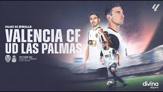 PARTIDO VALENCIA CF  UD LAS PALMAS  JORNADA 10 LALIGA EA SPORTS 20242025 [upl. by Fillbert]