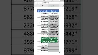 Kako napraviti barkod u Excelu excel microsoftexcel excelgrasic micosoftmvp Outliers [upl. by Kacey191]