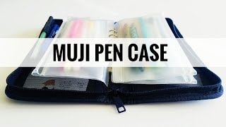 Whats In My MUJI Pen Case [upl. by Eentroc]