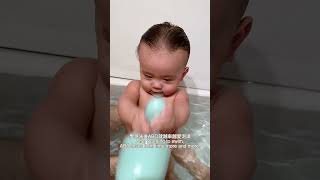 寶寶在水中放鬆的表情｜8M ABO｜Babys Swimming Learning Log [upl. by Ethan]