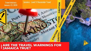 Is It Safe To Visit Jamaica  America and Canada Travel Warning For Jamaica [upl. by Nesnah]