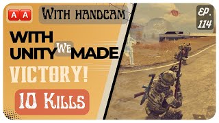 HANDCAM  With Unity We Made Victory  10 Kills  CODM  BR Squad  Ep 114 [upl. by Yuji]