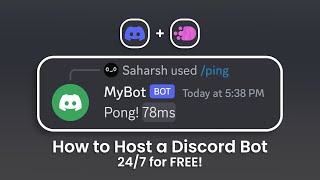 FREE Host your Discord Bot for 247 within 5 Minutes [upl. by Rodl]