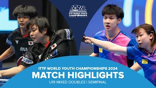 SakaiTakamori vs HuangZong  U19 XDSF  ITTF World Youth Championships 2024 [upl. by Tung]