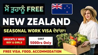 New Zealand FREE Seasonal Work Visa  New Zealand Work Visa [upl. by Shull]