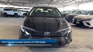 2024 Toyota Corolla Hybrid LE FWD Natl [upl. by Tterab505]