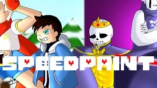 SpeedPaint SwitchTale and StoryShift Undertale AUs [upl. by Schilit162]