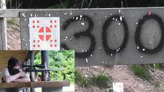 300 yards 14 moa 3 shot group with 7mm Rem Mag [upl. by Ecinahc]