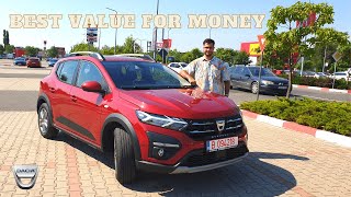 Dacia Sandero Stepway 2022 review  Best value for money [upl. by Brindle]