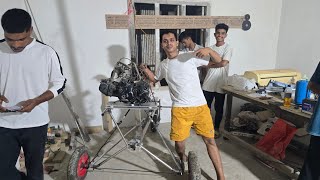 Aircraft Propeller Installed উৰাজাহাজৰ Propeller লগাই দিলো ratulexperiment mrindianhacker [upl. by Argent128]